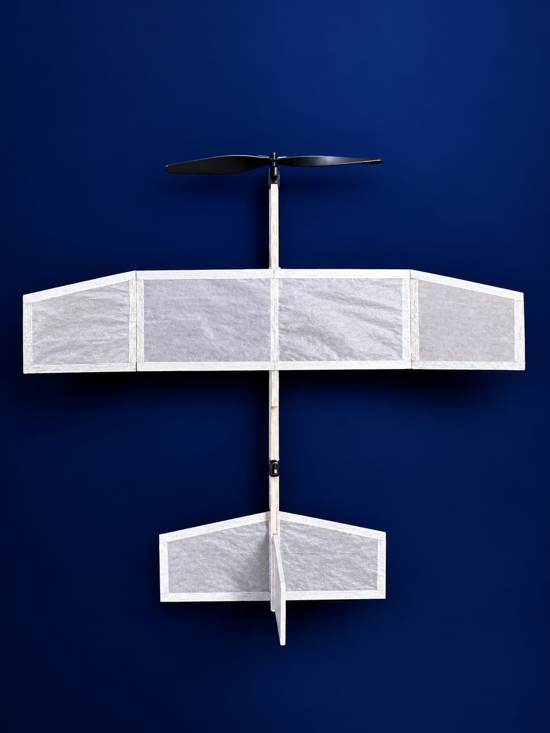 Rubber-Powered Aircraft Model